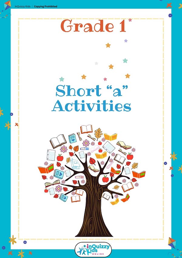 Cover - Short a Sound Activity