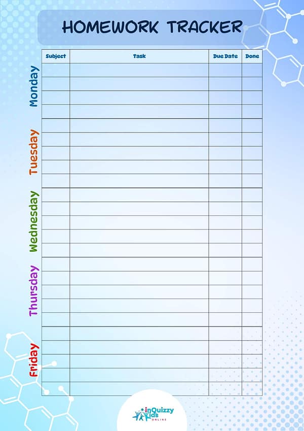 Homework Tracker