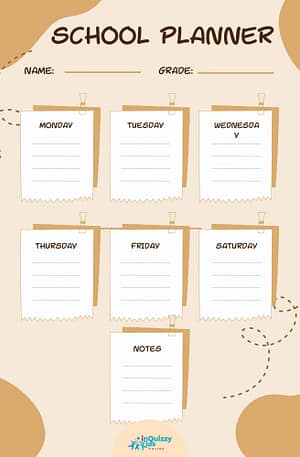 Brown School Planner