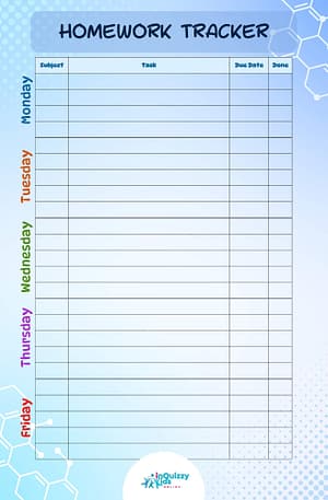 Homework Tracker