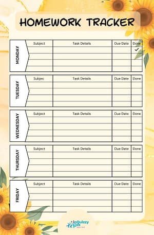 Homework Tracker