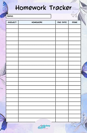 Homework Tracker