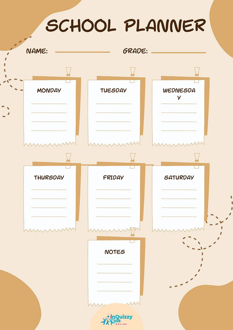 Brown School Planner