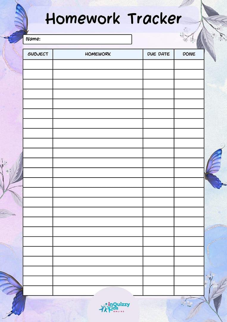 Homework Tracker