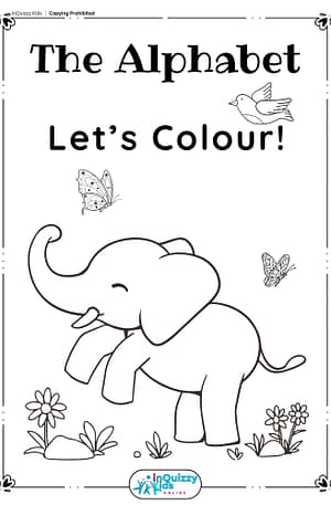 Alphabet Colouring Book Cover
