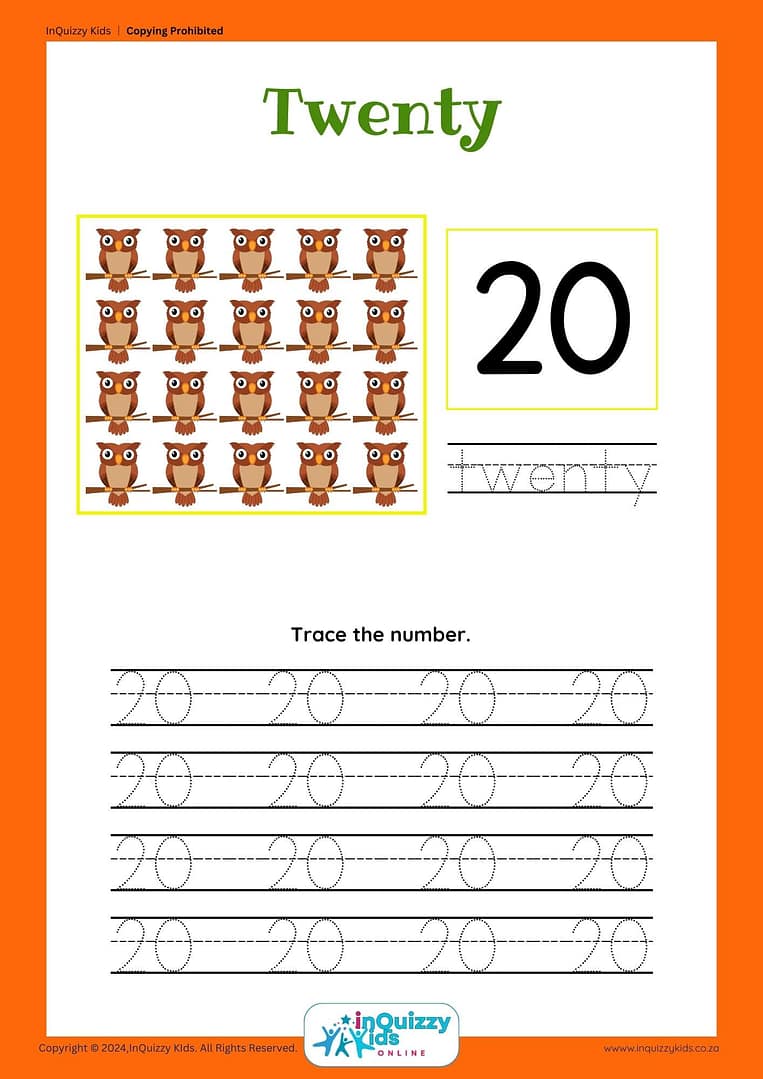 Number Tracing Booklet A4 - Grades 1 to 3 - Image 5