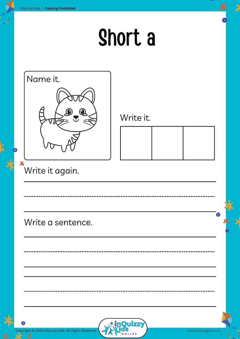 Grade 1: Short "a" Sound Activities - Image 2