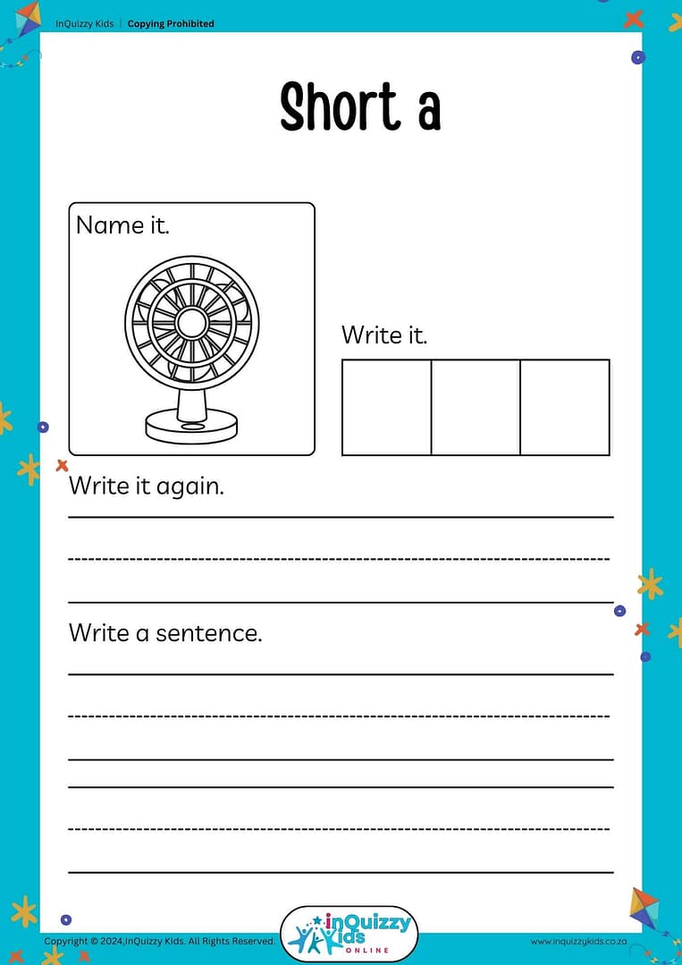 Grade 1: Short "a" Sound Activities - Image 3