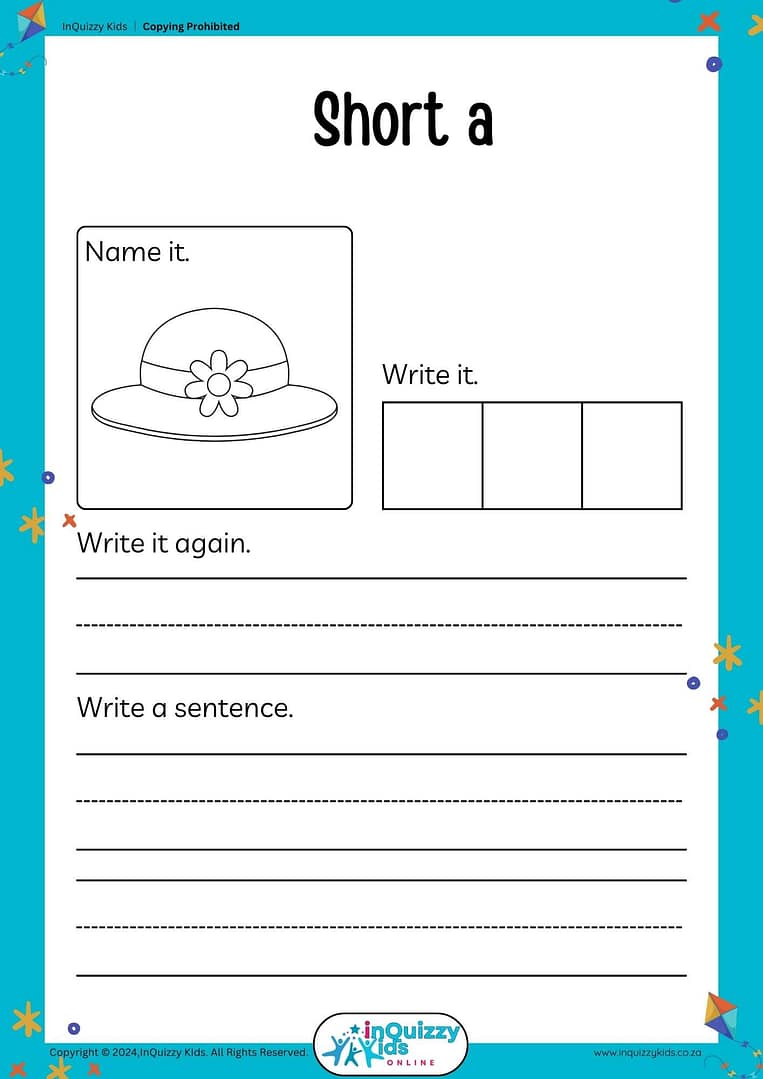 Grade 1: Short "a" Sound Activities - Image 4