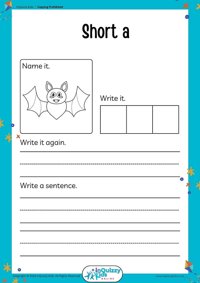 Grade 1: Short "a" Sound Activities - Image 5
